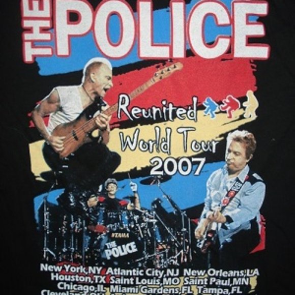 The Police 2007 Reunited concert shirt - Picture 2 of 2